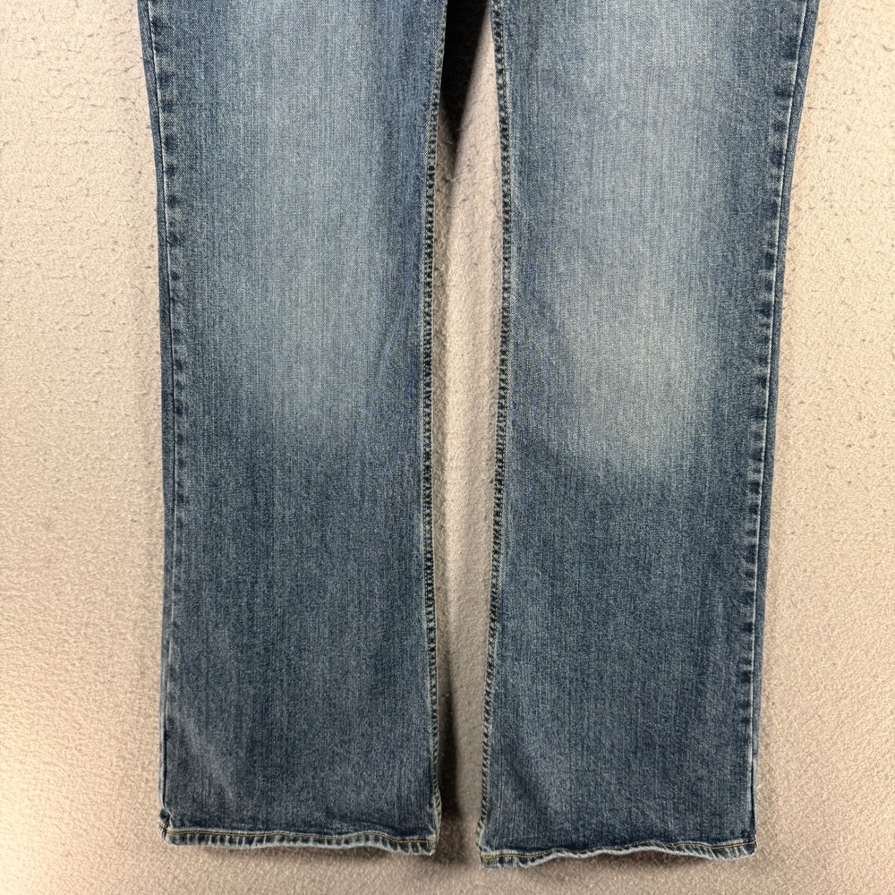 Vintage Old Navy Bootcut Jeans Womens 10 Regular Blue Lightwash Just Below Waist - Picture 5 of 14